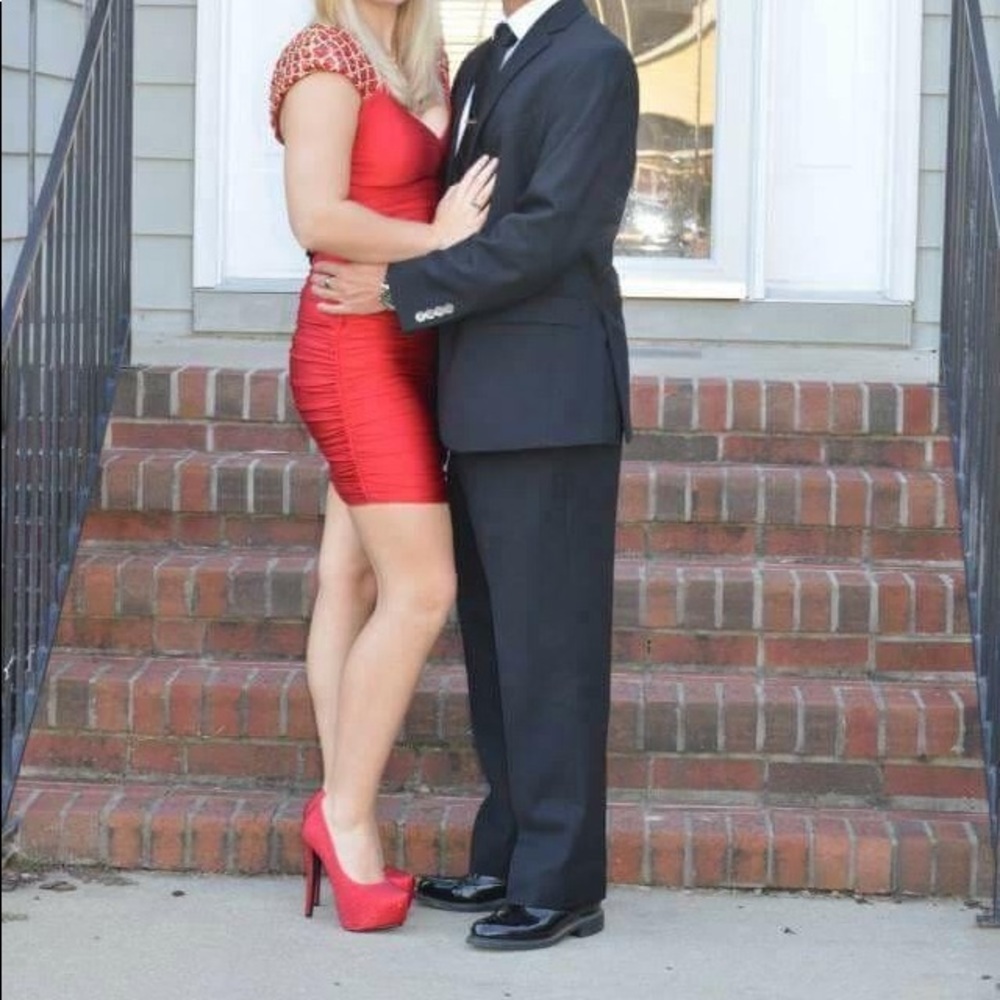 Red dress